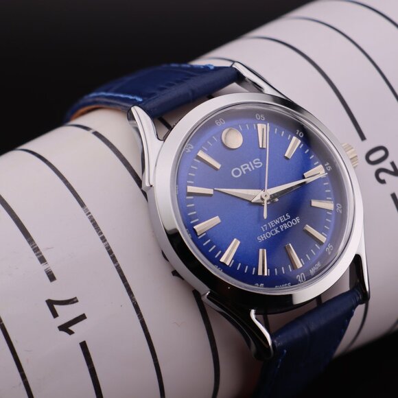 Oris Vintage Swiss 17 Jewels Hand-Wound Mechanical Men's Watch  - FREE SHIPPING - Picture 10 of 12